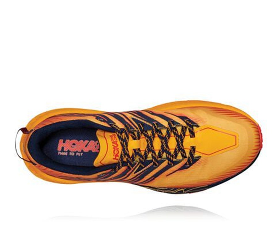 Hoka One One Trainers Mens Orange - Speedgoat 4 - 51936YFOH